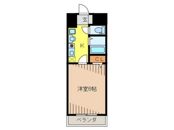 ジュネスシティ駅前の物件間取画像